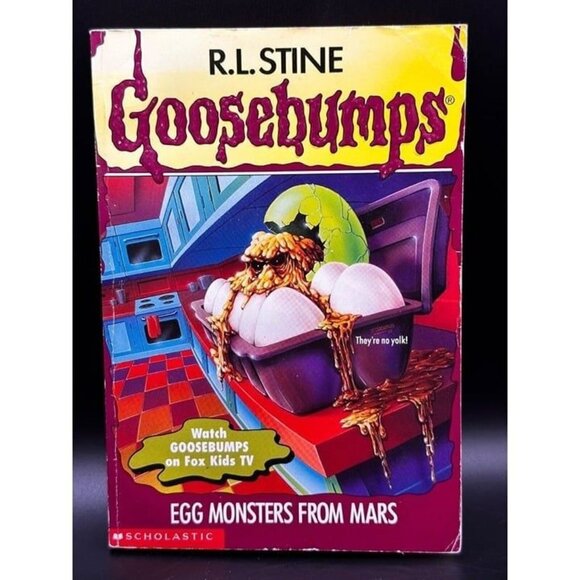 Egg Monsters from Mars Goosebumps Book #42 First cover 2nd Edition Print 1990s - Picture 3 of 12